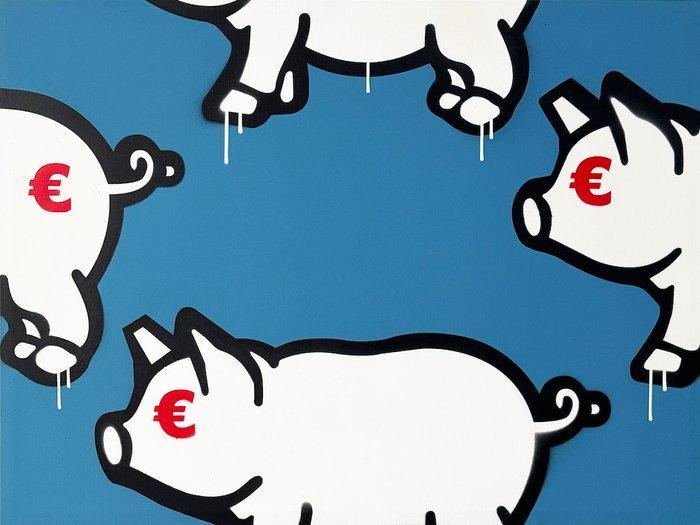IABO - Porca Mis€ria, Antiek en Kunst, Kunst | Schilderijen | Modern