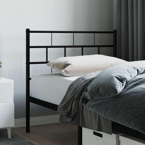 vidaXL Tête de lit métal noir 80 cm, Huis en Inrichting, Slaapkamer | Bedden, Verzenden