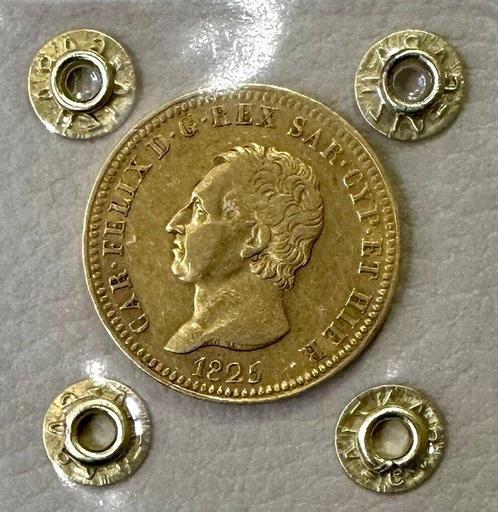 Italië, Savoye Carlo Felice. 40 Lire 1825 Torino, Postzegels en Munten, Munten | Europa | Niet-Euromunten