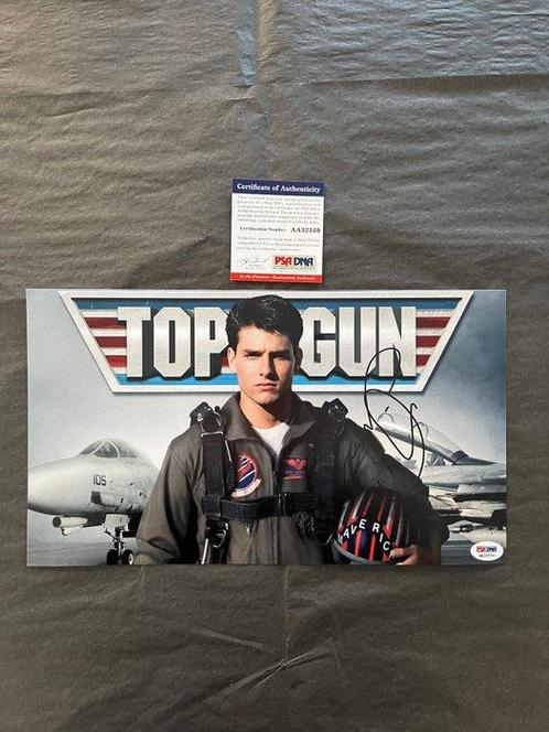 Top Gun - Tom Cruise (Maverick) - Signed in person - with, Verzamelen, Film en Tv