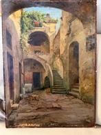 Giuseppe Abbati (1836-1868) - Cortile, Antiek en Kunst