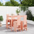 vidaXL 5-delige Tuinset massief douglashout, Tuin en Terras, Verzenden, Nieuw, Tuinset