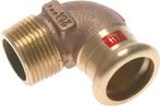 90 graden L-Perskoppeling - 15mm Persmof & R 1/2'' Buiseinde, Verzenden, Nieuw