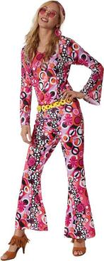 2dekans | dressforfun - dameskostuum hippie flowerpower - XL, Ophalen of Verzenden, Nieuw