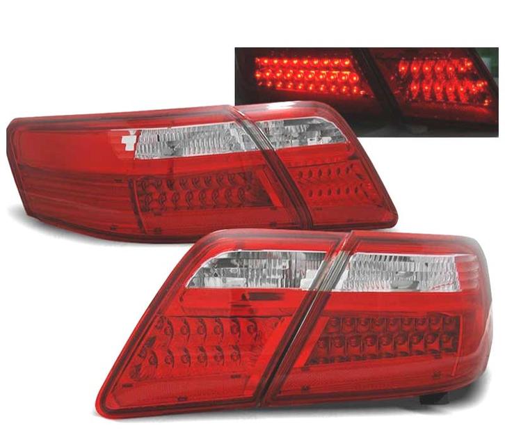 Feux Arrière Pour Toyota Camry 6 Xv40 06-09 Led Rouge Blanc, Auto-onderdelen, Verlichting, Verzenden
