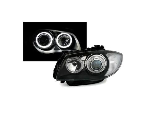 Xenon look Koplampen met LED Angel Eyes voor BMW 1 Serie E81, Auto diversen, Tuning en Styling, Ophalen of Verzenden