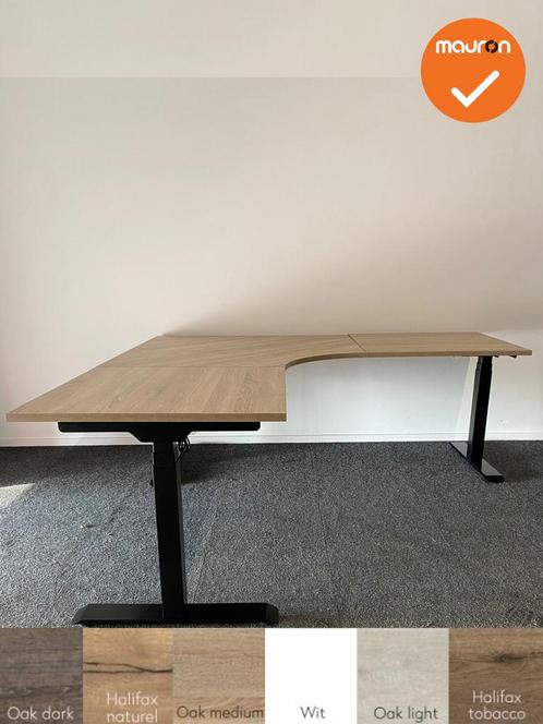 Zit-Sta hoekbureau elektrisch - Deluxe  - NIEUW - 200x200cm, Zakelijke goederen, Kantoor en Winkelinrichting | Kantoormeubilair en Inrichting