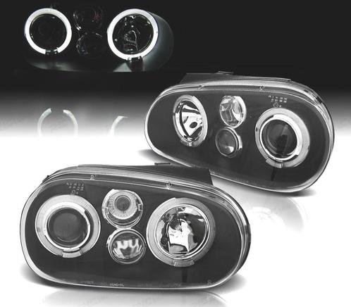 PHARES VOLKSWAGEN VW GOLF IV 4 97-03 LOOK R32 ANGEL EYES LED, Auto-onderdelen, Verlichting, Verzenden