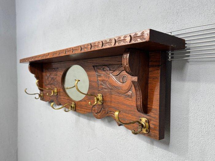 Authentieke houten kapstok - Kapstok - Hout, Antiek en Kunst, Antiek | Overige Antiek