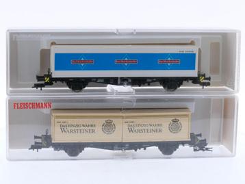 Schaal H0 Fleischmann 5240 K en 92 5232 K set van 2 conta..., Ophalen of Verzenden, Overige typen