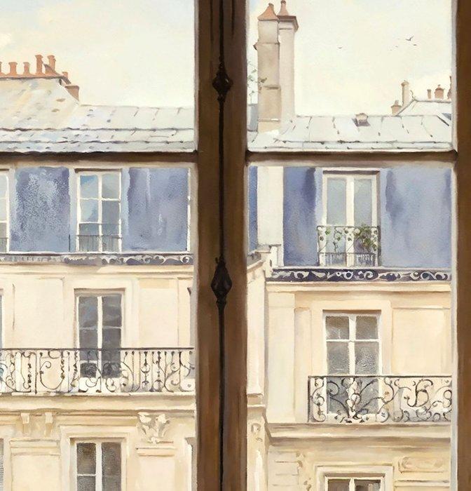 Le Yack - Morning in Paris - Hand signed, Antiek en Kunst, Kunst | Designobjecten