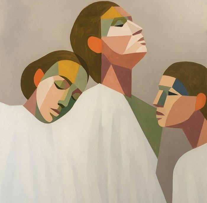 Dian Petrov - The weight of silence, Antiek en Kunst, Kunst | Schilderijen | Modern