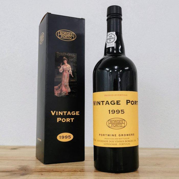 1995 Borges - Vintage Port - Douro - 2 Flessen (0.75 liter), Verzamelen, Wijnen