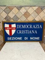 Democrazia Cristiana - Democrazia Cristiana - Reclamebord -, Antiek en Kunst
