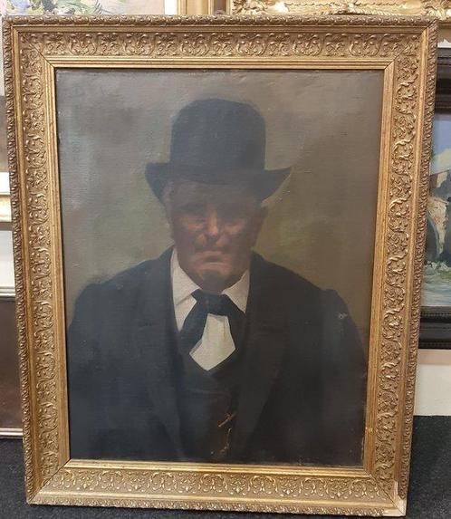 Cerchia di Domenico Morelli (1823–1901) - Ritratto maschile, Antiek en Kunst, Kunst | Schilderijen | Klassiek