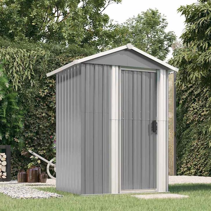 Tuinschuur staal 126x97x177cm | Retour Deal 40% Korting!, Jardin & Terrasse, Stockage & Armoires de jardin, Envoi