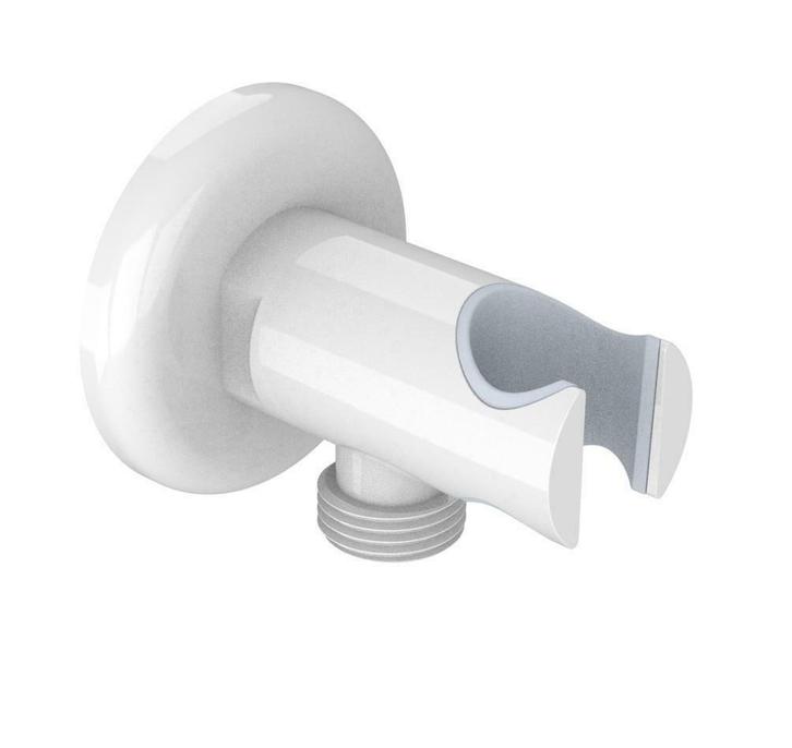 White opsteek muuraansluiting mat-wit, Doe-het-zelf en Bouw, Sanitair, Ophalen of Verzenden