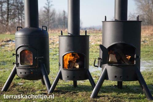 De stoerste terraskachel houtkachel terrashaard Topdesign in, Tuin en Terras, Overige Tuin en Terras, Zo goed als nieuw, Ophalen