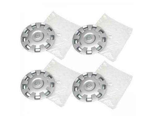 4x ORIGINELE GM Opel Wielkap Wielkap 16 Inch ZILVER 13209783, Auto-onderdelen, Banden en Velgen, Ophalen of Verzenden