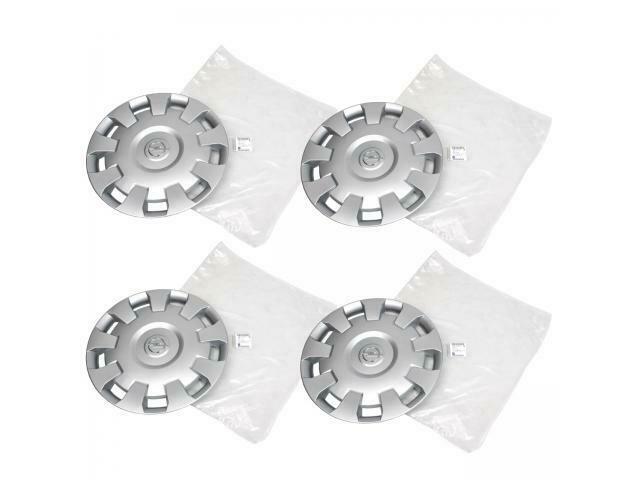 4x ORIGINELE GM Opel Wielkap Wielkap 16 Inch ZILVER 13209783, Auto-onderdelen, Banden en Velgen, Ophalen of Verzenden