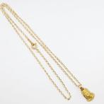 Ketting met hanger - 18 karaat Geel goud, Handtassen en Accessoires
