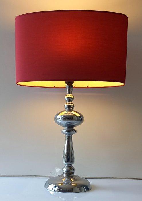 Lamp - Vintage - Stijl Ruimtevaart - Zilver metaal - Grote, Antiek en Kunst, Kunst | Designobjecten