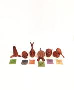 Senshukai Royal pet Vintage Wooden Animals - Pop, Antiek en Kunst