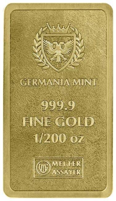 Duitsland. Gold Bar Ingot Germania 1/200oz (.999) (Zonder, Postzegels en Munten, Munten | Europa | Niet-Euromunten