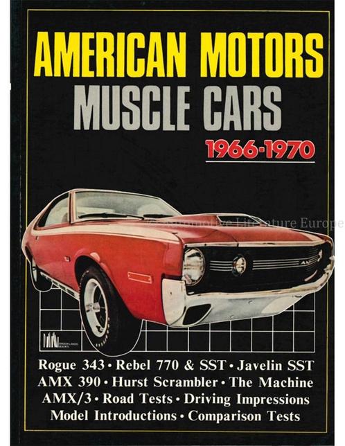 AMERICAN MOTORS MUSCLE CARS 1966 - 1970 (BROOKLANDS), Livres, Autos | Livres