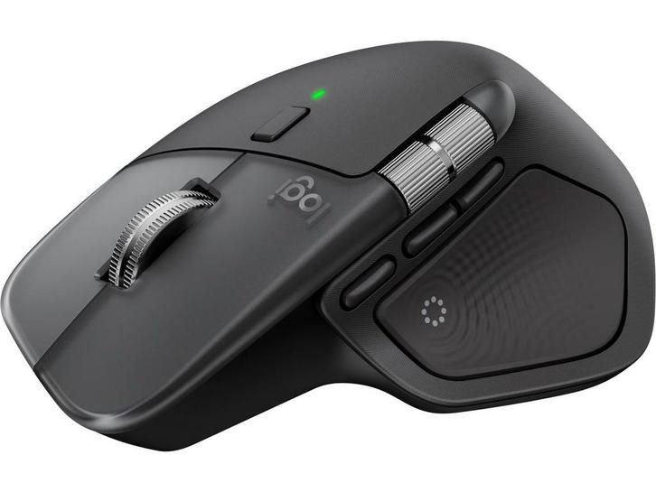 Logitech MX Master 4 - Draadloze Muis - Haptische Feedback -, Computers en Software, Muizen, Zo goed als nieuw, Verzenden