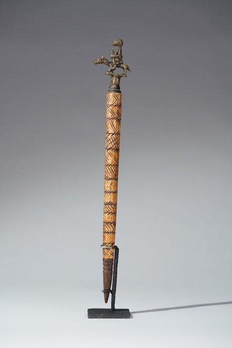 Een bronzen beeldhouwwerk - Senufo - Ivoorkust (Zonder, Antiquités & Art, Art | Art non-occidental