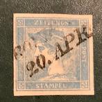 Oostenrijk 1851 - Blauwe Mercur goede marges - Michel 6 I, Gestempeld
