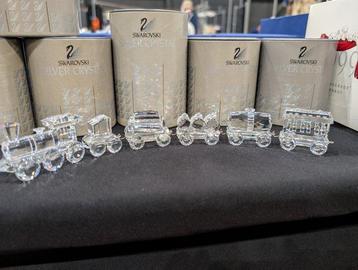 Swarovski - Statue, Swarovski complete trein groot 6-delig -