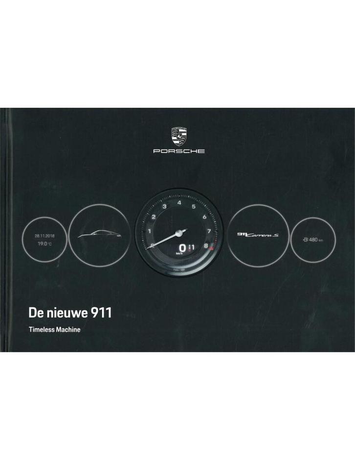 2019 PORSCHE 911 CARRERA S HARDCOVER BROCHURE NEDERLANDS, Boeken, Auto's | Folders en Tijdschriften, Ophalen of Verzenden