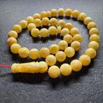 Tesbih misbaha gebedsketting witte Baltische amber kralen