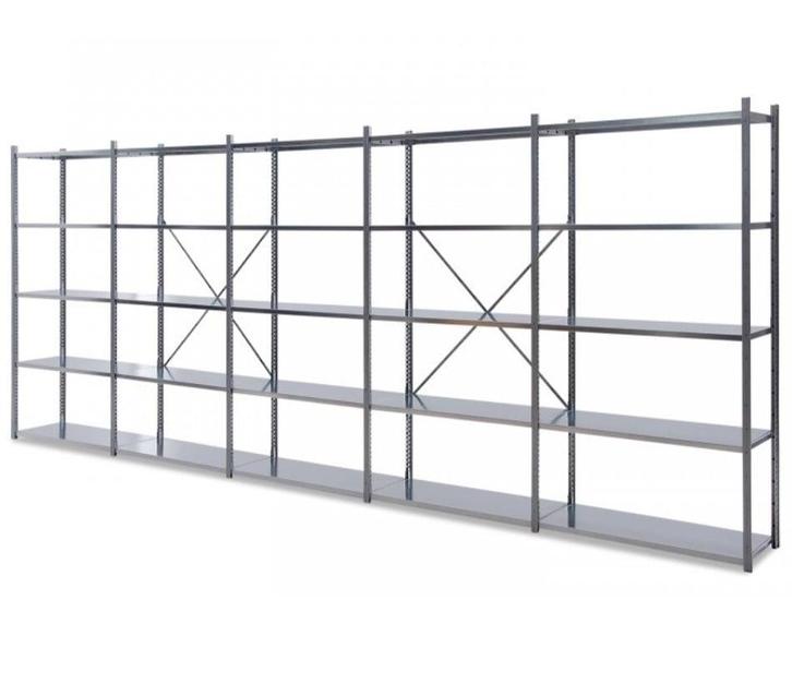 Voordeelrij G3 legbordstelling B1000 x D600 mm Rij 9360, Zakelijke goederen, Kantoor en Winkelinrichting | Magazijn, Stelling en Opslag