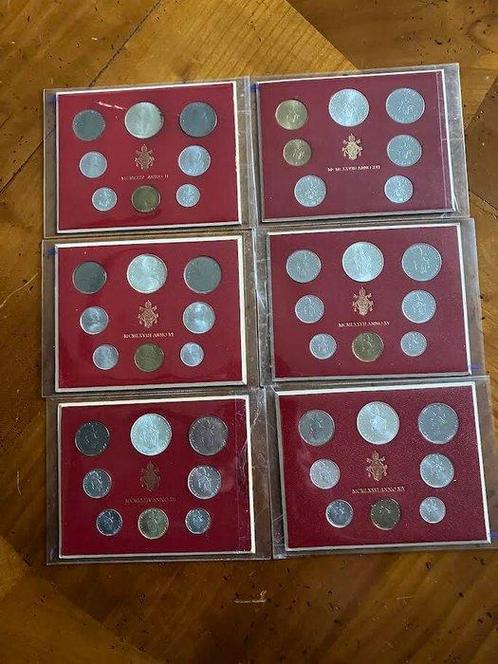 Vaticaan. Serie divisionale 1964-1978 Paolo VI + 1979-1982, Postzegels en Munten, Munten | Europa | Niet-Euromunten