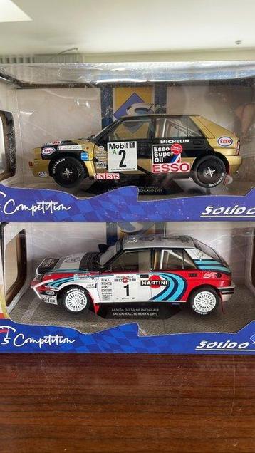 Solido 1:18 - Modelauto  (2) - Ser 2 Lancia Delta HF