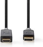 Nedis DisplayPort (Man) naar HDMI 3 meter Nieuw, Audio, Tv en Foto, Audiokabels en Televisiekabels, Ophalen of Verzenden, Zo goed als nieuw