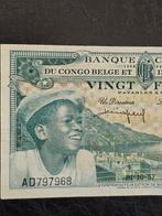 Congo belge. - 20 Francs 01-10-1957 - Pick 31 (Sans prix de, Timbres & Monnaies