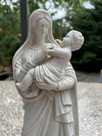 Figure - Madonna avec Enfant - 34 cm - Antique - Biscuit de, Antiek en Kunst