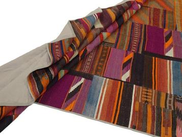 Kelim Patchwork - Nettoyé - Tapis - 301 cm - 205 cm beschikbaar voor biedingen