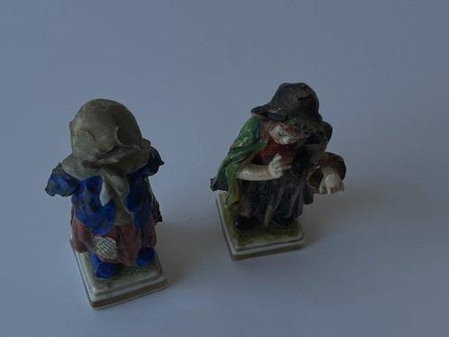 Aelteste Volkstedter - Beeldje - mendiants en haillons (2) -, Antiek en Kunst, Antiek | Glaswerk en Kristal