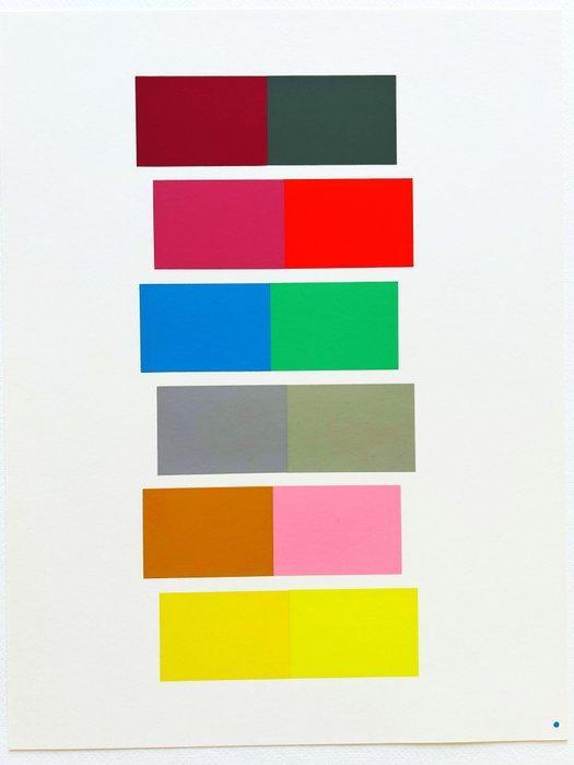 Josef Albers (1888-1976) - Interaction of Colors - XXI-1, Antiek en Kunst, Antiek | Overige Antiek