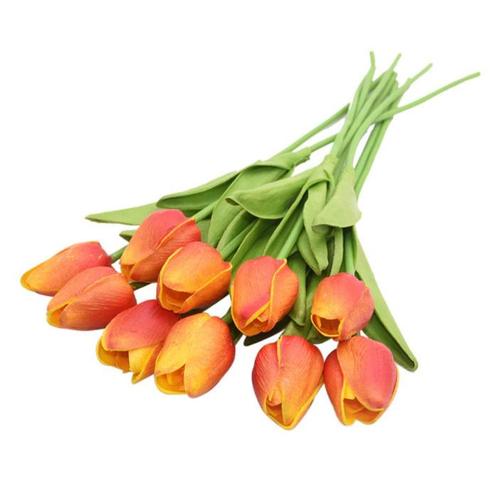 Kunst Boeket - Tulpen Zijden Bloemen Tulp Luxe Boeketten, Huis en Inrichting, Woonaccessoires | Kunstplanten en Kunstbloemen, Nieuw