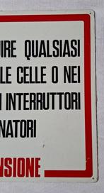 Wandbord - Aluminium - Industriële bord, Antiek en Kunst