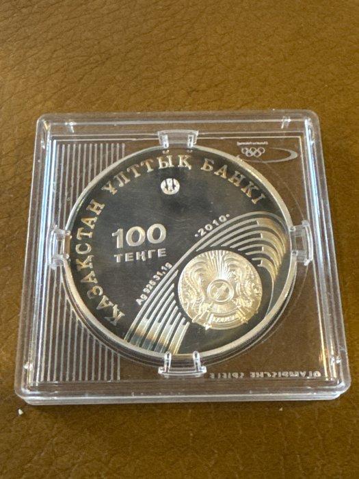 Kazachstan. 100 Tenge 2010 Gewichtheben Olympische Spiele -, Postzegels en Munten, Munten | Europa | Niet-Euromunten