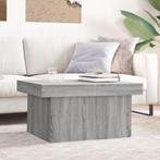 vidaXL Table basse sonoma gris 80x55x40 cm bois, Verzenden, Neuf