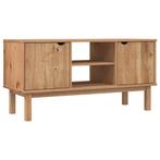 Tv-meubel Massief Grenen 113cm | Tweede Kansje | -35% Kor..., Huis en Inrichting, Scandinavisch design, 100 tot 150 cm, Verzenden