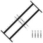 vidaXL Raam Rooster Zwart 76 x 30 cm Gepoedercoat staal, Doe-het-zelf en Bouw, Raamkozijnen en Schuifdeuren, Verzenden, Nieuw